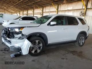 2024 Honda Pilot EX-L 7 Passenger with VIN 5FNYG2H55RB000052, listed as a Copart auction lot 50517855 with 0 mi miles and Clean Title. Bid and sale history available at carsss.com. Image 1.