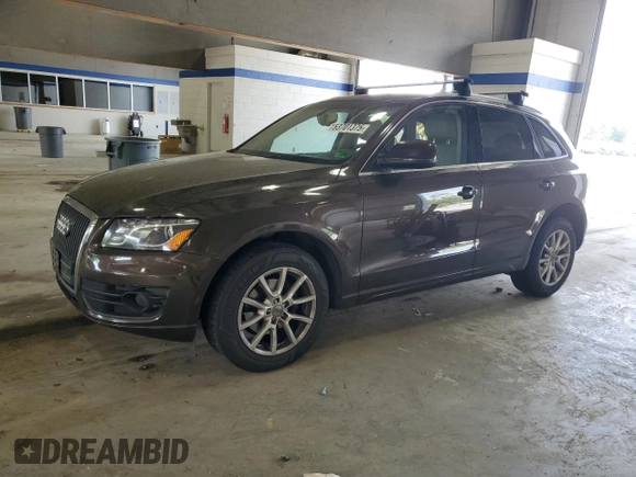 2012 Audi Q5 Premium Plus with VIN WA1LFAFP5CA046664, listed as a Copart auction lot 53701375 with 158,669 mi miles and Salvage title. Bid and sale history available at DreamBid. Image 1.