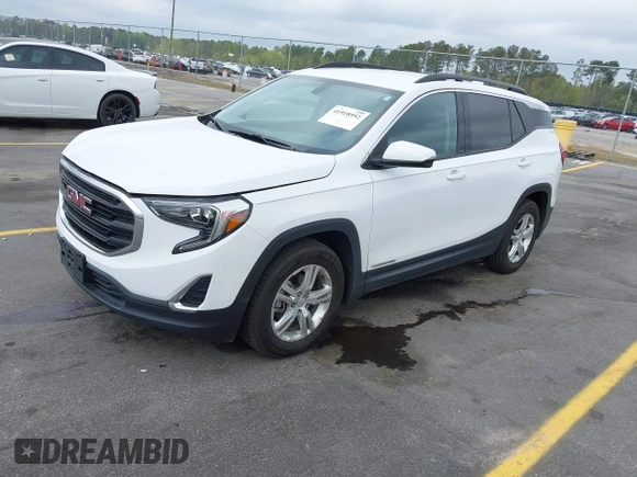 2018 GMC Terrain SLE with VIN 3GKALMEV3JL390785, listed as a IAAI auction lot 41918952 with 80,860 mi miles and . Bid and sale history available at carsss.com. Image 17.