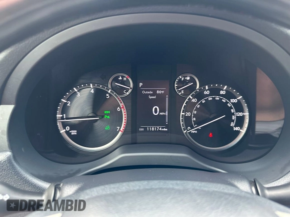 2020 Lexus GX 460 Premium with VIN JTJAM7BX9L5249798, listed as a Copart auction lot 65293675 with 118,174 mi miles and Clean title. Bid and sale history available at DreamBid. Image 8.