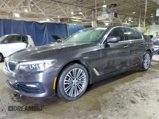 2018 BMW 5 Series 530i xDrive with VIN WBAJA7C5XJG907832, listed as a Copart auction lot 43753535 with 83,937 mi miles and Clean Title. Bid and sale history available at carsss.com. Image 1.