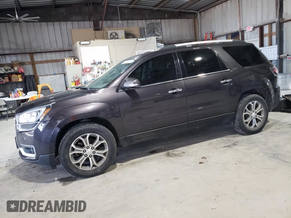 2016 GMC Acadia SLT with VIN 1GKKVRKD7GJ324280, listed as a Copart auction lot 54012415 with 162,740 mi miles and Clean Title. Bid and sale history available at carsss.com. Image 1.