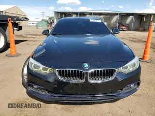 2018 BMW 4 Series 430i with VIN WBA4Z1C57JEC60579, listed as a Copart auction lot 55605845 with 73,305 mi miles and Salvage title. Bid and sale history available at DreamBid. Image 5.