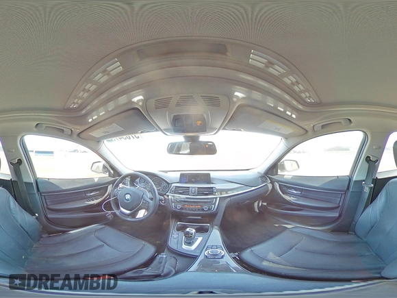 2013 BMW 3 Series 328i xDrive with VIN WBA3B3C51DF532714, listed as a Copart auction lot 57854735 with 140,650 mi miles and Salvage title. Bid and sale history available at DreamBid. Image 14.