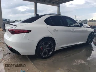 2019 Alfa Romeo Giulia Ti Sport with VIN ZARFANBN6K7615665, listed as a Copart auction lot 71963064 with 0 mi miles and Non Repairable. Bid and sale history available at carsss.com. Image 3.