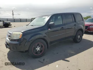 2011 Honda Pilot LX z VIN 5FNYF4H29BB054173, wystawiony jako Copart lot #56189165 z przebiegiem Nie podano mil oraz Szkoda całkowita • Salvage title. Historia ofert i sprzedaży dostępna na DreamBid. Obrazek 1.