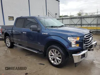 2017 Ford F-150 XL with VIN 1FTEW1EP2HFB80607, listed as a Copart auction lot 53311155 with 55,378 mi miles and Salvage title. Bid and sale history available at DreamBid. Image 4.