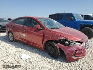 2017 Hyundai Elantra SE with VIN 5NPD74LF4HH208885, listed as a Copart auction lot 48467795 with 155,389 mi miles and Clean Title. Bid and sale history available at carsss.com. Image 4.