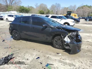 2012 Mazda 3 i Touring with VIN JM1BL1L80C1598337, listed as a Copart auction lot 51681315 with 182,068 mi miles and Salvage Title. Bid and sale history available at DreamBid. Image 4.