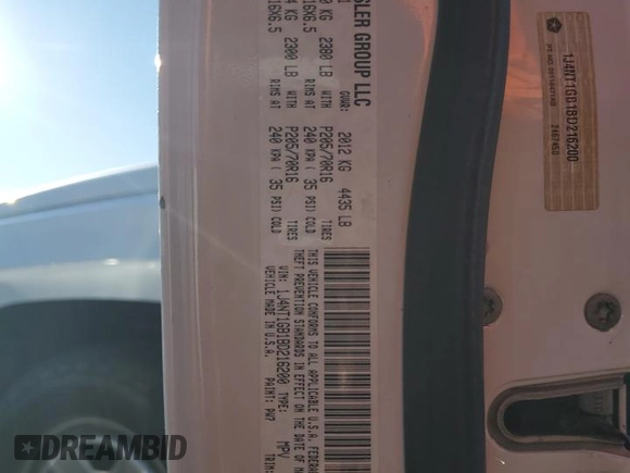 2011 Jeep Patriot Sport z VIN 1J4NT1GB1BD216200, wystawiony jako Copart lot #88791135 z przebiegiem Nie podano mil oraz Czysty tytuł • Clean title. Historia ofert i sprzedaży dostępna na DreamBid. Obrazek 13.