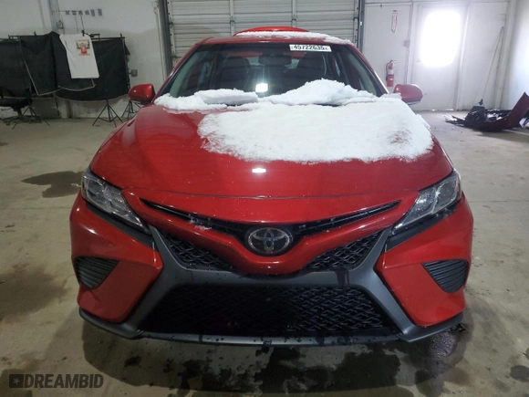 2020 Toyota Camry SE with VIN 4T1M11AK4LU303277, listed as a Copart auction lot 45722635 with 42,500 mi miles and Salvage Title. Bid and sale history available at carsss.com. Image 5.