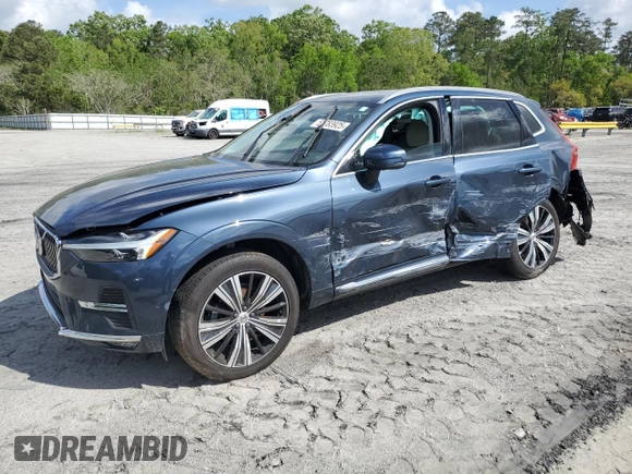 2023 Volvo XC60 Plus Bright Theme с VIN YV4L12DN5P1212759, выставлен на аукционе Copart как лот 51783925 с пробегом 17 771 миль миль и Списание • Salvage title. История ставок и продаж доступна на DreamBid. Изображение 1.