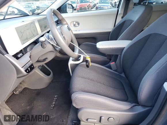 2023 Hyundai Ioniq 5 SE with VIN KM8KMDAF5PU168965, listed as a Copart auction lot 85204294 with 14,838 mi miles and Salvage title. Bid and sale history available at DreamBid. Image 7.