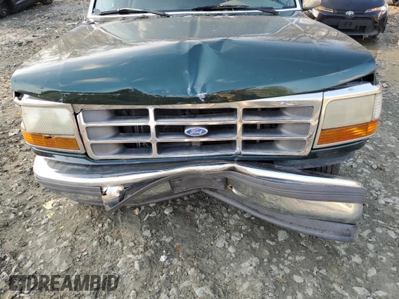 1995 Ford F-150 with VIN 1FTEF15N2SNA42822, listed as a Copart auction lot 80903914 with 0 mi miles and Salvage Title. Bid and sale history available at carsss.com. Image 13.