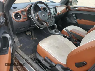 2017 Volkswagen Beetle 1.8T Fleet with VIN 3VWF17AT3HM622848, listed as a Copart auction lot 48055285 with 11,428 mi miles and Salvage Title. Bid and sale history available at carsss.com. Image 8.