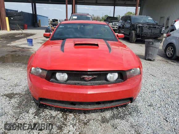 2012 Ford Mustang GT Premium with VIN 1ZVBP8CF0C5231732, listed as a Copart auction lot 54009665 with Not Provided miles and Salvage Title. Bid and sale history available at DreamBid. Image 5.