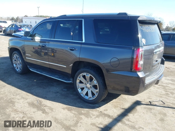 2016 GMC Yukon Denali with VIN 1GKS2CKJ0GR252965, listed as a IAAI auction lot 41628897 with 109,828 mi miles. Bid and sale history available at carsss.com. Image 3.