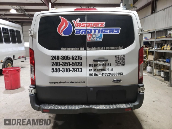 2016 Ford Transit Cargo with VIN 1FTYE1ZM8GKB50176, listed as a Copart auction lot 88373235 with 192,869 mi miles and Salvage Title. Bid and sale history available at carsss.com. Image 6.