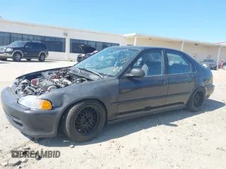 1992 Honda Civic DX z VIN 1HGEG8542NL032175, wystawiony jako IAAI lot #41852754 z przebiegiem 279 877 mil mil oraz . Historia ofert i sprzedaży dostępna na DreamBid. Obrazek 6.