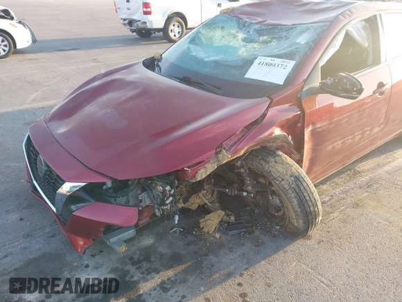 2020 Nissan Sentra SV with VIN 3N1AB8CV5LY228884, listed as a IAAI auction lot 41800372 with 55,259 mi miles and . Bid and sale history available at DreamBid. Image 6.