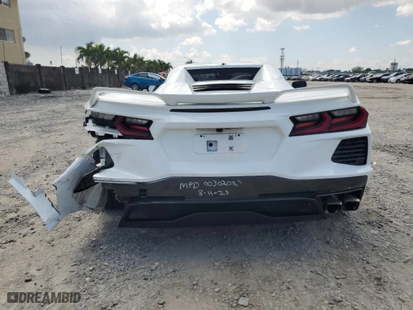 2021 Chevrolet Corvette 3LT with VIN 1G1YC3D46M5126065, listed as a Copart auction lot 66818663 with 27,945 mi miles. Bid and sale history available at carsss.com. Image 6.