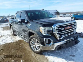 2022 GMC Sierra 1500 Limited SLT with VIN 3GTU9DED3NG218186, listed as a IAAI auction lot 41584155 with 60,299 mi miles. Bid and sale history available at carsss.com. Image 1.