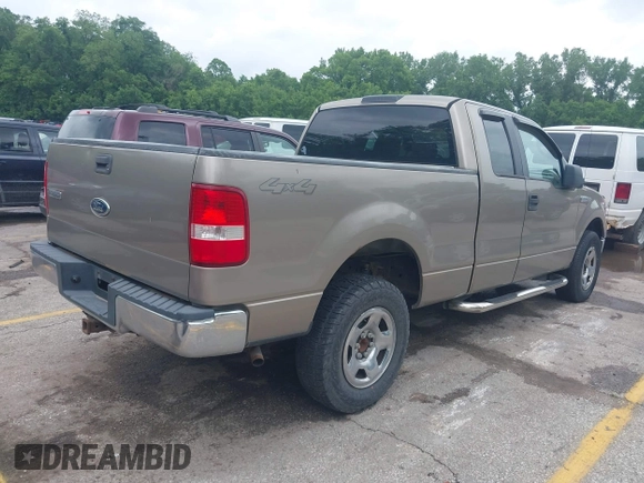 2005 Ford F-150 XLT with VIN 1FTPX14575NA05423, listed as a IAAI auction lot 42365484 with 118,634 mi miles and . Bid and sale history available at DreamBid. Image 4.