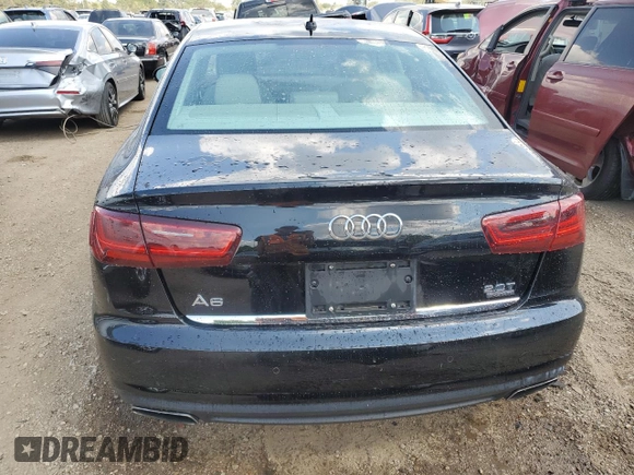 2016 Audi A6 2.0T Premium with VIN WAUFFAFC2GN094991, listed as a Copart auction lot 66776014 with 93,323 mi miles and Salvage Title. Bid and sale history available at carsss.com. Image 6.