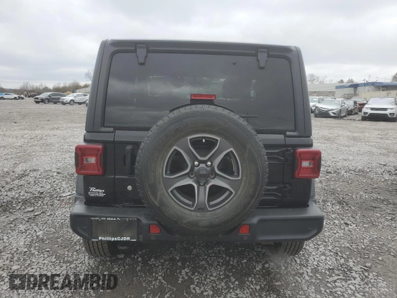 2018 Jeep Wrangler Sport with VIN 1C4GJXAN6JW210776, listed as a Copart auction lot 88348145 with 25,791 mi miles and Salvage title. Bid and sale history available at DreamBid. Image 6.