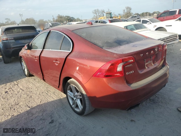 2015 Volvo S60 T5 Drive-E Premier Plus with VIN YV140MFC3F1316631, listed as a Copart auction lot 76162294 with 0 mi miles and Salvage Title. Bid and sale history available at carsss.com. Image 2.