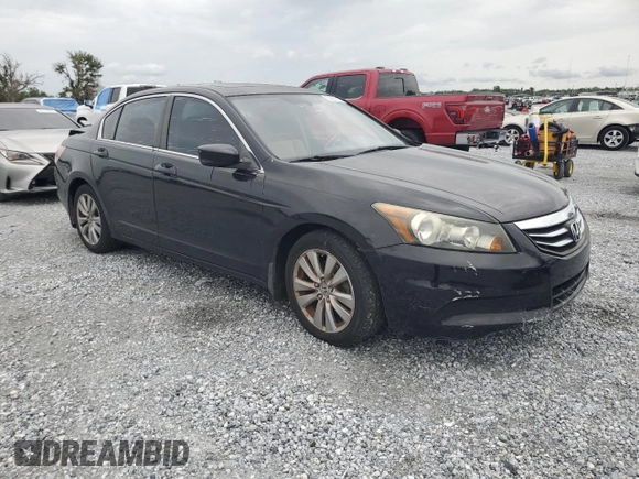 2012 Honda Accord EX with VIN 1HGCP2F77CA188962, listed as a Copart auction lot 63027895 with 159,680 mi miles and Salvage title. Bid and sale history available at DreamBid. Image 4.