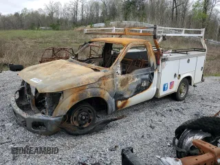 2015 Ford F-250 XL with VIN 1FDBF2A67FEB15160, listed as a Copart auction lot 49957495 with Not provided miles and Salvage title. Bid and sale history available at DreamBid. Image 1.
