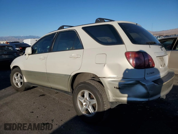 1999 Lexus RX 300 Luxury SUV with VIN JT6HF10U1X0066391, listed as a Copart auction lot 83659264 with 0 mi miles and Salvage Title. Bid and sale history available at carsss.com. Image 2.
