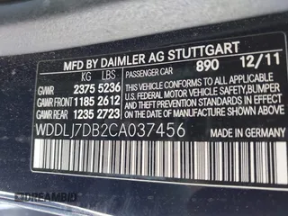 2012 Mercedes-Benz CLS 550 с VIN WDDLJ7DB2CA037456, выставлен на аукционе IAAI как лот 42528195 с пробегом 129 256 миль миль и . История ставок и продаж доступна на DreamBid. Изображение 9.