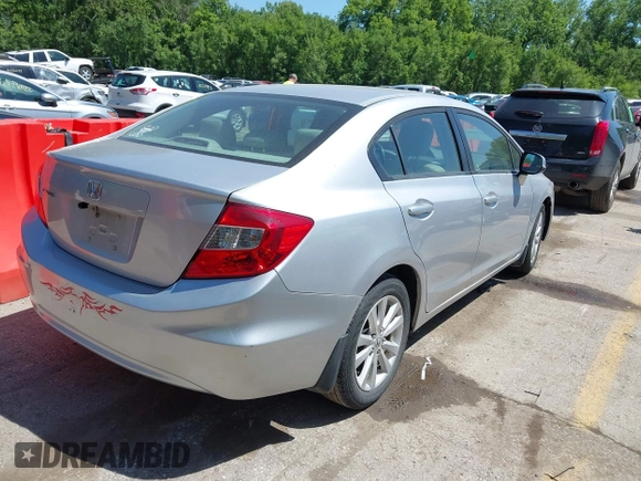 2012 Honda Civic EX-L with VIN 19XFB2F95CE048370, listed as a IAAI auction lot 42209529 with 112,700 mi miles and . Bid and sale history available at DreamBid. Image 4.