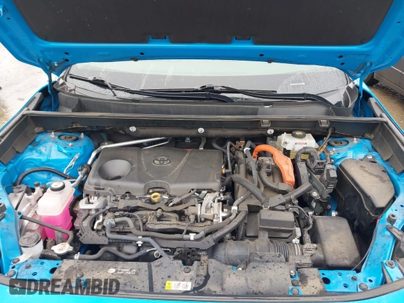 2021 Toyota RAV4 Hybrid LE with VIN 2T3MWRFV4MW117783, listed as a IAAI auction lot 41991477 with 39,675 mi miles. Bid and sale history available at carsss.com. Image 10.