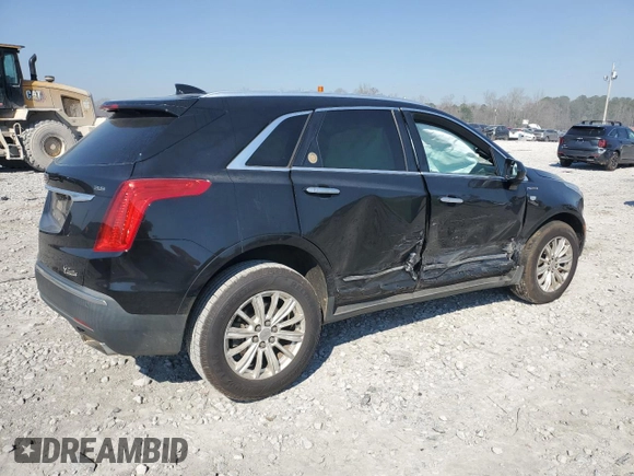 2017 Cadillac XT5 FWD with VIN 1GYKNARS8HZ241195, listed as a Copart auction lot 46613485 with 113,680 mi miles and Salvage Title. Bid and sale history available at DreamBid. Image 3.