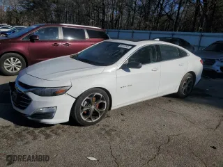 2021 Chevrolet Malibu LT with VIN 1G1ZD5ST5MF047696, listed as a Copart auction lot 89167685 with 128,060 mi miles and Salvage Title. Bid and sale history available at carsss.com. Image 1.