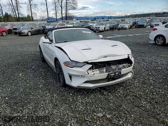 2018 Ford Mustang GT Premium с VIN 1FATP8FF0J5155595, выставлен на аукционе Copart как лот 81584324 с пробегом 63 535 миль миль и Списание • Salvage title. История ставок и продаж доступна на DreamBid. Изображение 11.