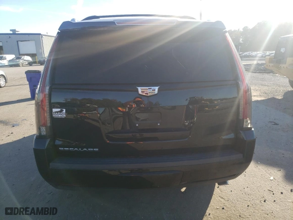 2020 Cadillac Escalade Premium Luxury with VIN 1GYS4CKJ5LR135036, listed as a Copart auction lot 78709054 with 52,695 mi miles and Salvage Title. Bid and sale history available at carsss.com. Image 6.