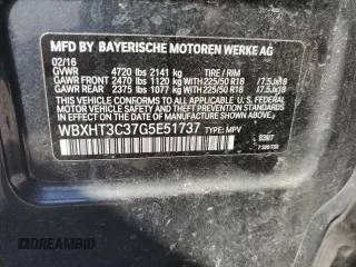 2016 BMW X1 xDrive28i z VIN WBXHT3C37G5E51737, wystawiony jako Copart lot #52441845 z przebiegiem 91 910 mil mil oraz Szkoda całkowita • Salvage title. Historia ofert i sprzedaży dostępna na DreamBid. Obrazek 13.
