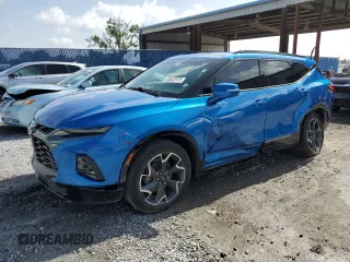 2020 Chevrolet Blazer RS with VIN 3GNKBERS2LS721946, listed as a Copart auction lot 60832975 with 47,246 mi miles and Salvage title. Bid and sale history available at DreamBid. Image 1.