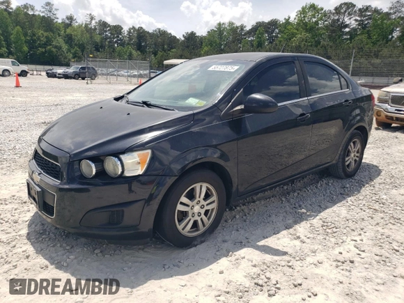 2013 Chevrolet Sonic LT with VIN 1G1JC5SH4D4253602, listed as a Copart auction lot 55727875 with 155,217 mi miles and Clean Title. Bid and sale history available at DreamBid. Image 1.
