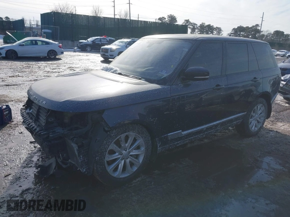 2016 Land Rover Range Rover HSE with VIN SALGS2PF6GA319978, listed as a IAAI auction lot 41327332 with 132,311 mi miles and . Bid and sale history available at DreamBid. Image 2.