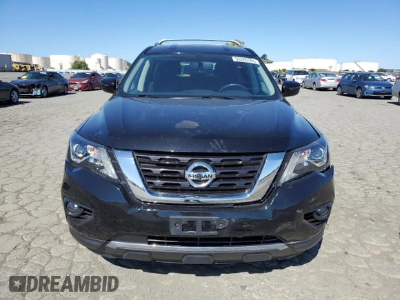 2019 Nissan Pathfinder SV with VIN 5N1DR2MN0KC603021, listed as a Copart auction lot 55785595 with 60,674 mi miles and Salvage title. Bid and sale history available at DreamBid. Image 5.