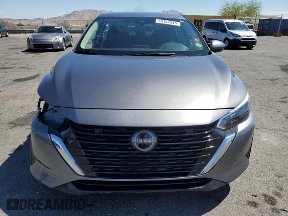 2024 Nissan Sentra S with VIN 3N1AB8BV5RY312701, listed as a Copart auction lot 56157515 with 71,410 mi miles and Salvage title. Bid and sale history available at DreamBid. Image 5.