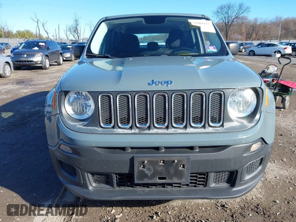 2017 Jeep Renegade Sport z VIN ZACCJBABXHPE92290, wystawiony jako IAAI lot #41209157 z przebiegiem 86 553 mil mil oraz . Historia ofert i sprzedaży dostępna na DreamBid. Obrazek 12.