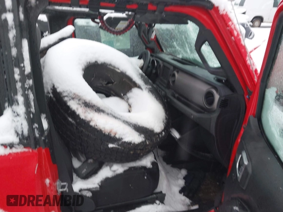 2018 Jeep Wrangler Sport S with VIN 1C4GJXAG4JW255734, listed as a IAAI auction lot 41510139 with Not Provided miles and . Bid and sale history available at DreamBid. Image 5.