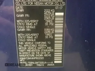 2017 Nissan Rogue SV z VIN KNMAT2MV4HP602321, wystawiony jako Copart lot #60622935 z przebiegiem 92 527 mil mil oraz Czysty tytuł • Clean title. Historia ofert i sprzedaży dostępna na DreamBid. Obrazek 13.