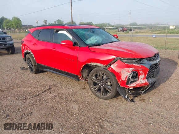 2021 Chevrolet Blazer RS с VIN 3GNKBERS7MS515989, выставлен на аукционе IAAI как лот 41854514 с пробегом 78 350 миль миль и . История ставок и продаж доступна на DreamBid. Изображение 1.